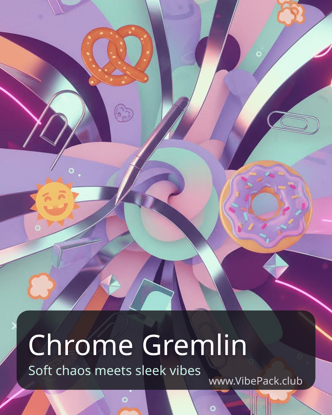Chrome Gremlin vibe card